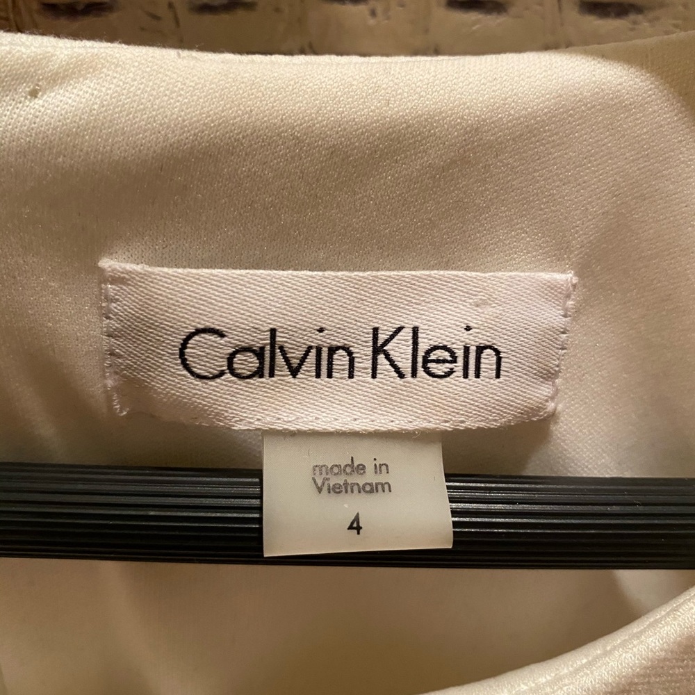 Calvin Klein White and Blue stripes